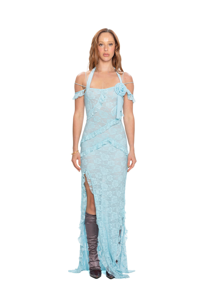 Crysta Dress Baby Blue